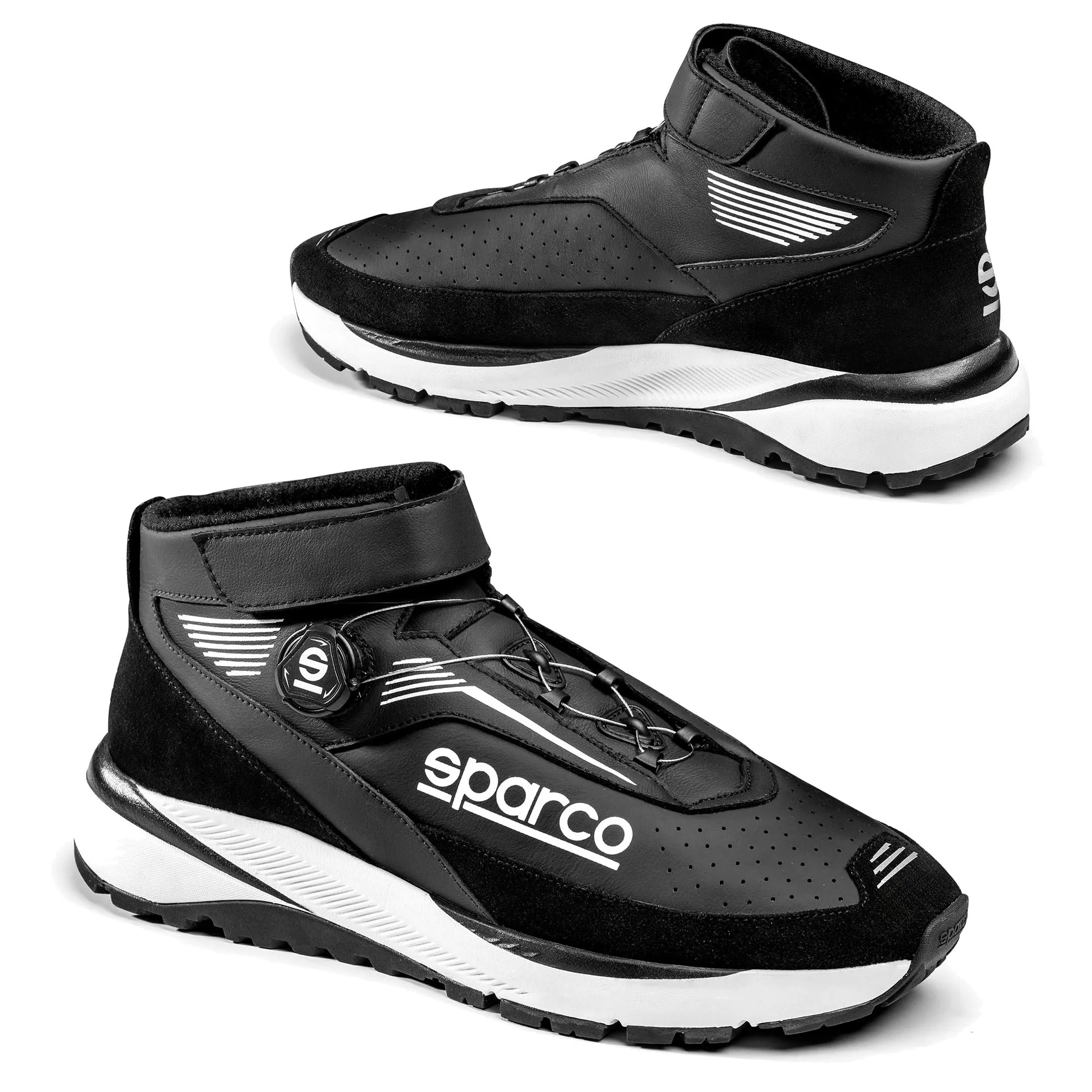 0012B2 Sparco Chrono Boots Feuerfeste FIA Schuhe Mechaniker Boxencrew Beifahrer Team