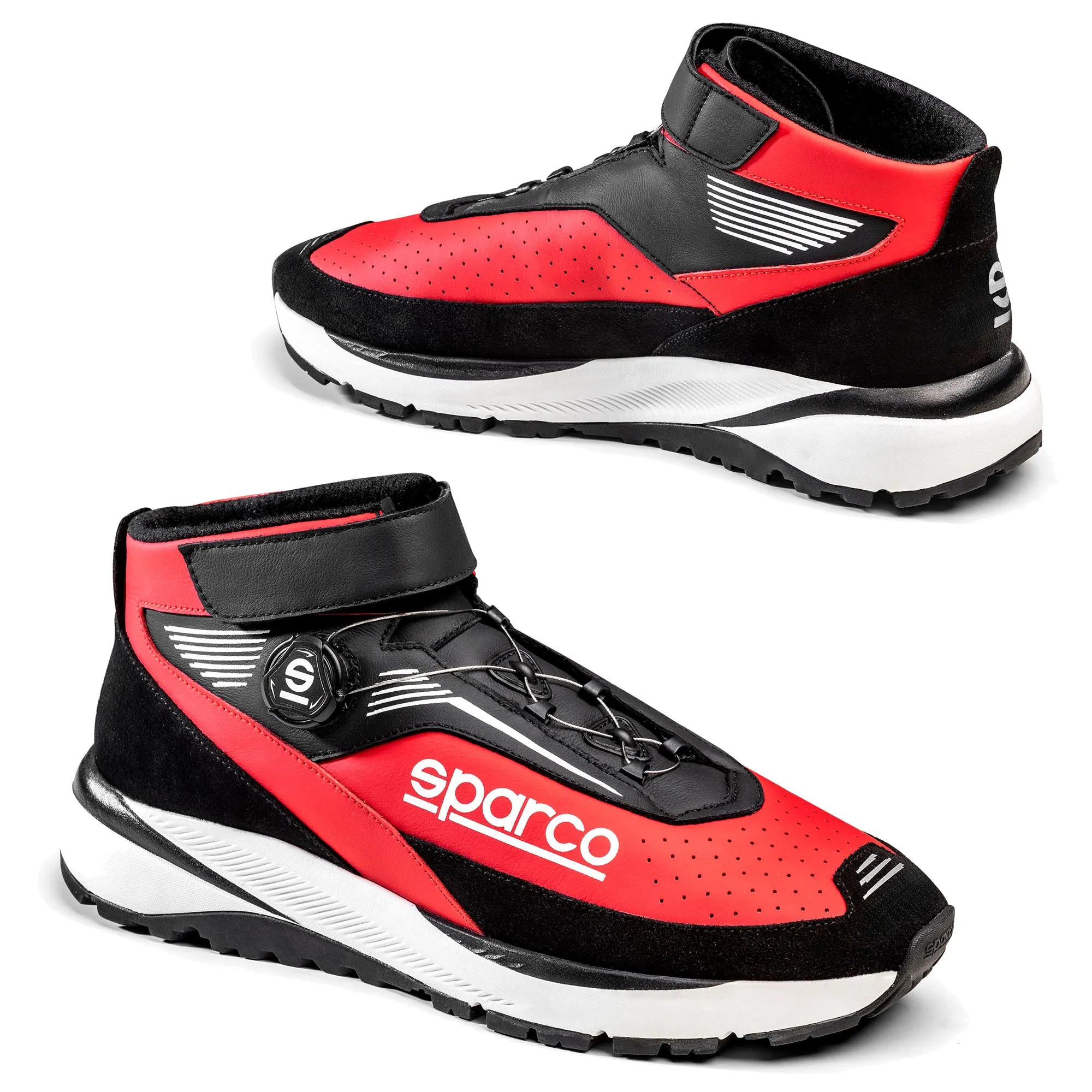 0012B2 Sparco Chrono Boots Feuerfeste FIA Schuhe Mechaniker Boxencrew Beifahrer Team
