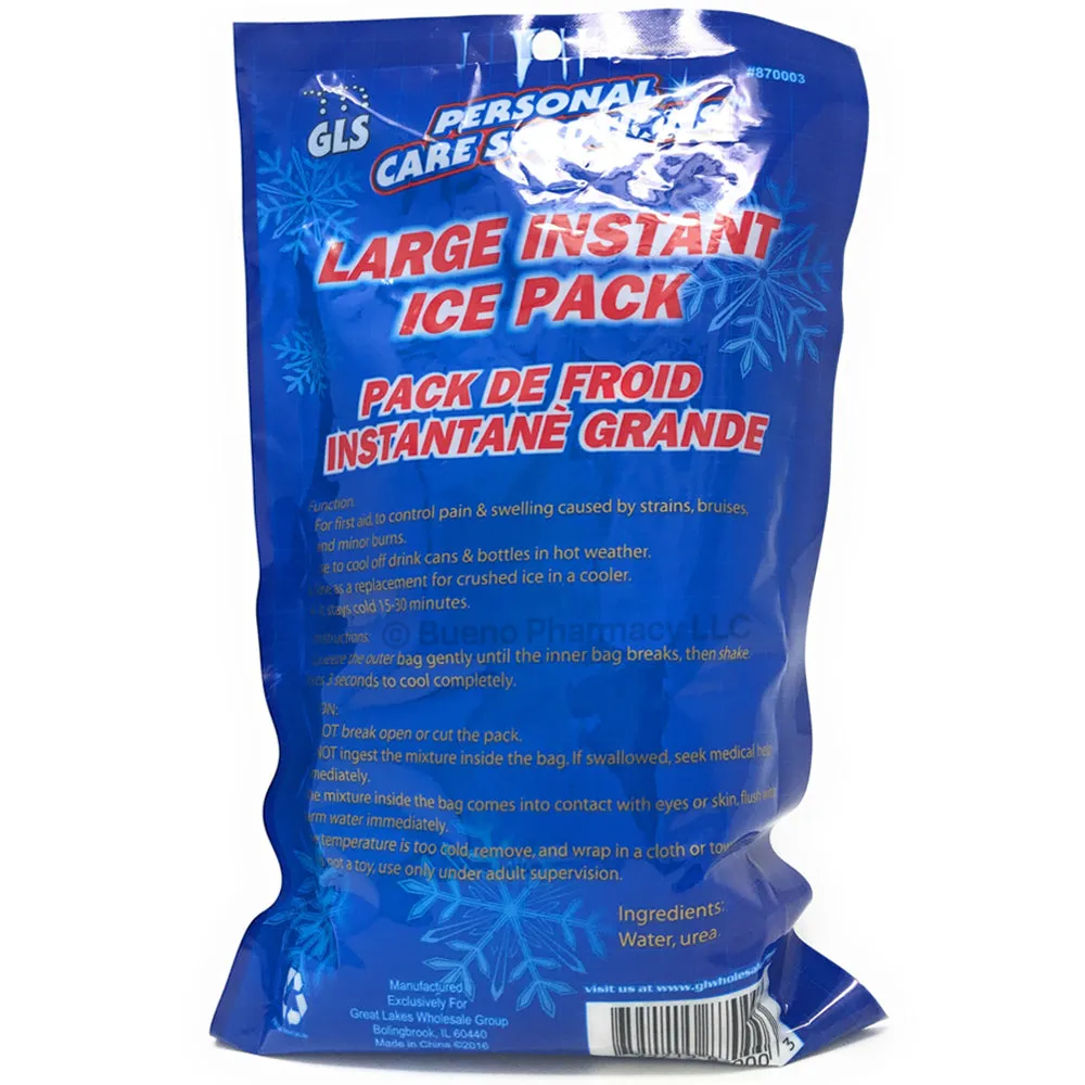 2 Instant Ice Pack Gel Cold Therapy Shoulder Injuries Sprains Muscle Joint Pain