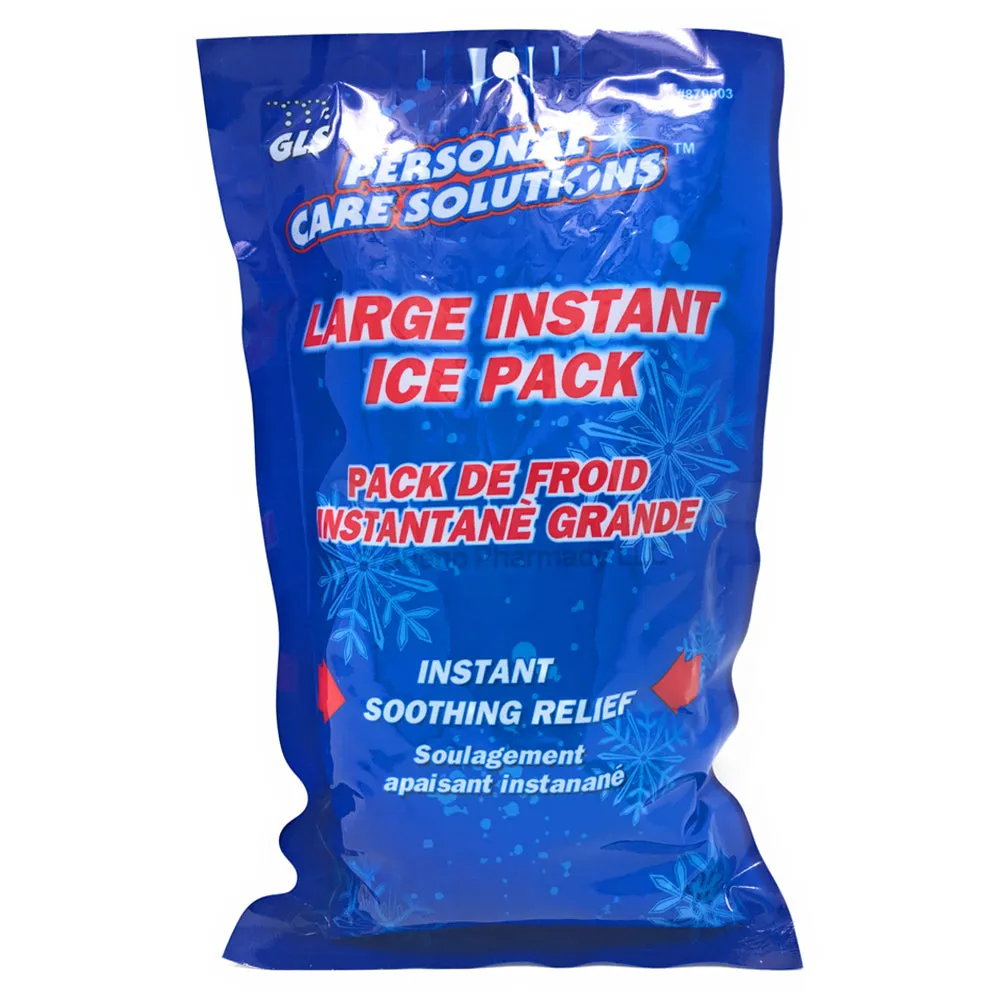 2 Instant Ice Pack Gel Cold Therapy Shoulder Injuries Sprains Muscle Joint Pain