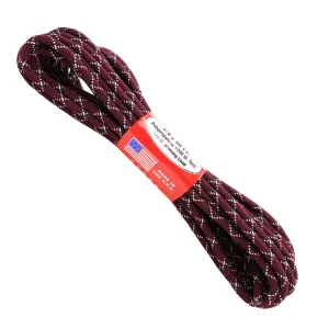 3/8 - Maroon w/ Black & White Tracer 3/8 - Maroon w/ Black & White Tracer