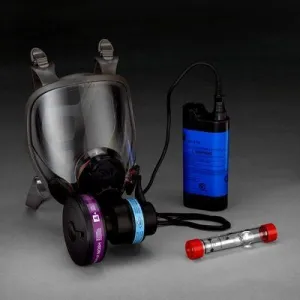 3M Powerflow 6800PF Face-Mounted Powered Air Purifying Respirator (PAPR), Full Facepiece, Rechargeable Battery, Medium. Each