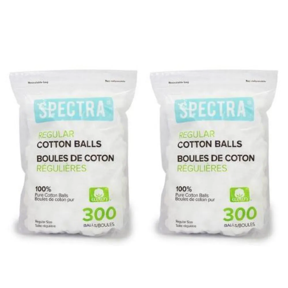 600 Regular Size Pure 100% Cotton Balls Makeup Cosmetics Nail Polish First Aid