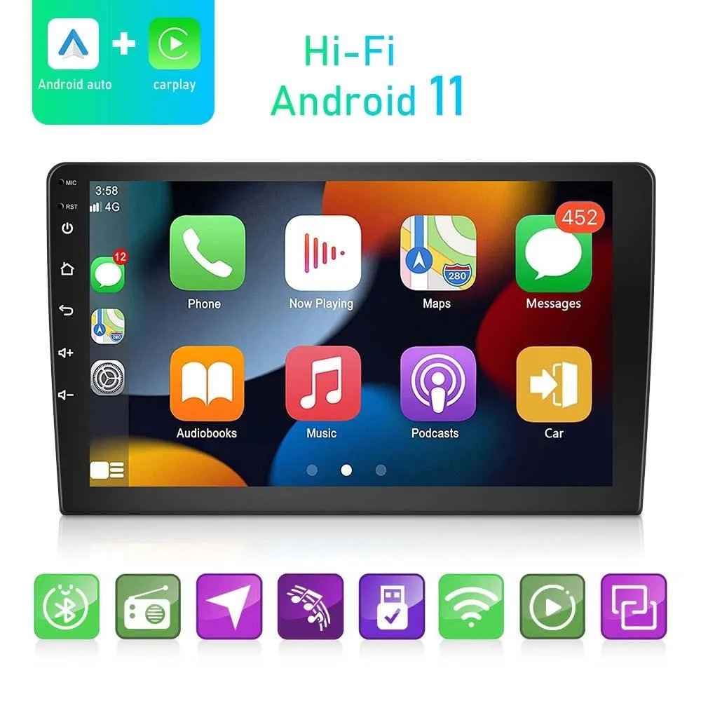 9 Inch Android Carplay Navigation 1   32G Screen With Ahd Camera