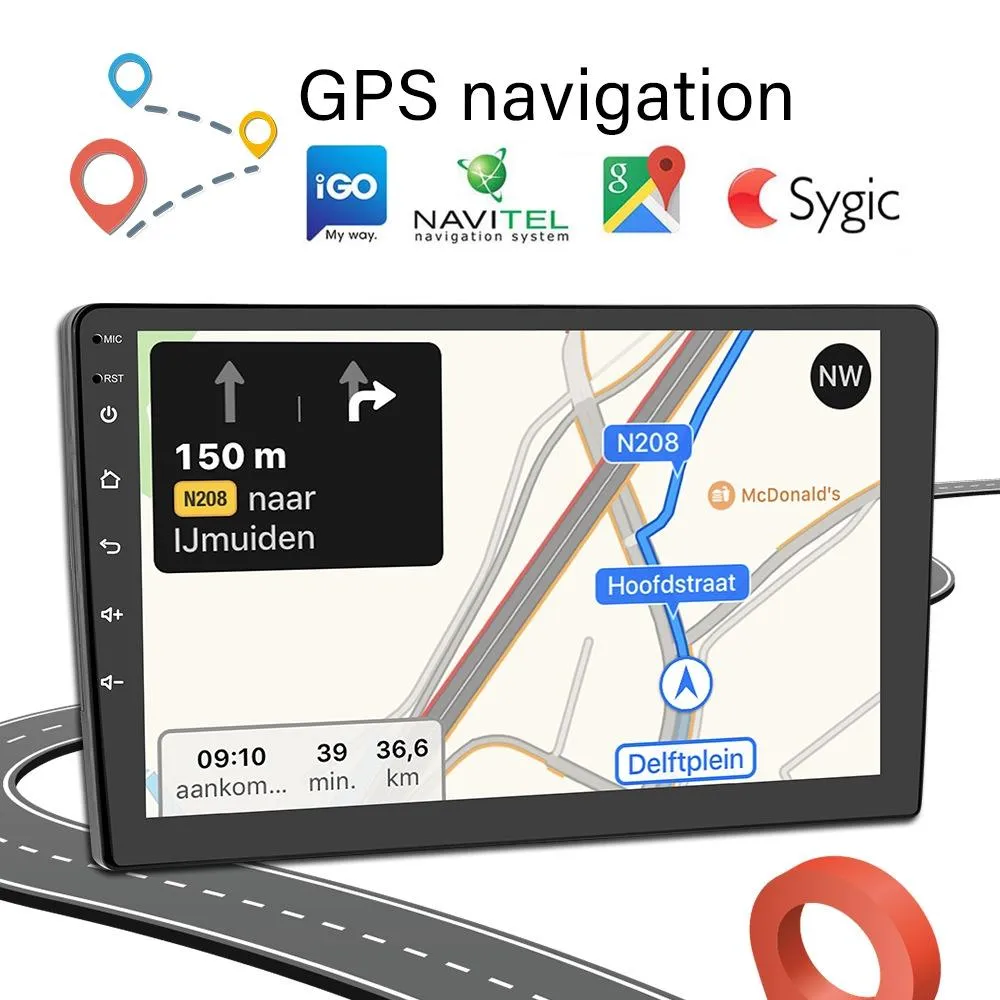 9 Inch Android Carplay Navigation 1   32G Screen With Ahd Camera