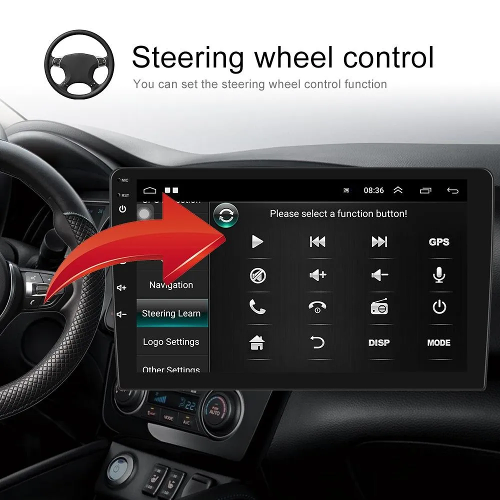 9 Inch Android Carplay Navigation 1   32G Screen With Ahd Camera