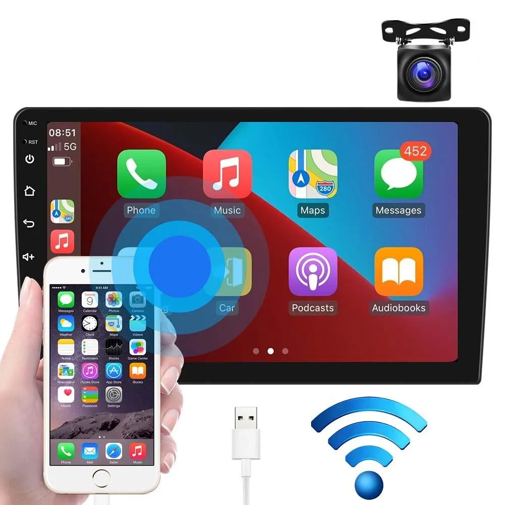 9 Inch Android Carplay Navigation 1   32G Screen With Ahd Camera