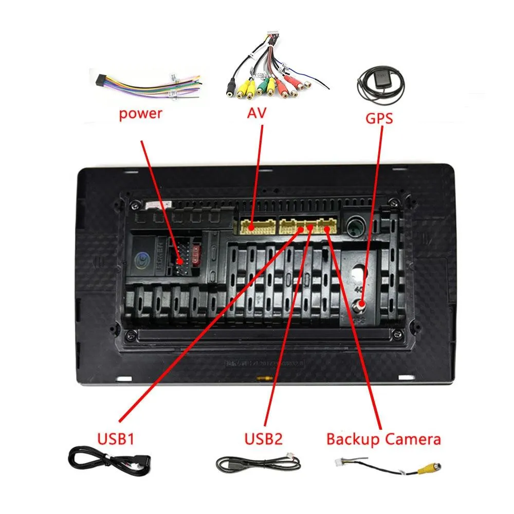 9 Inch Android Carplay Navigation 1   32G Screen With Ahd Camera
