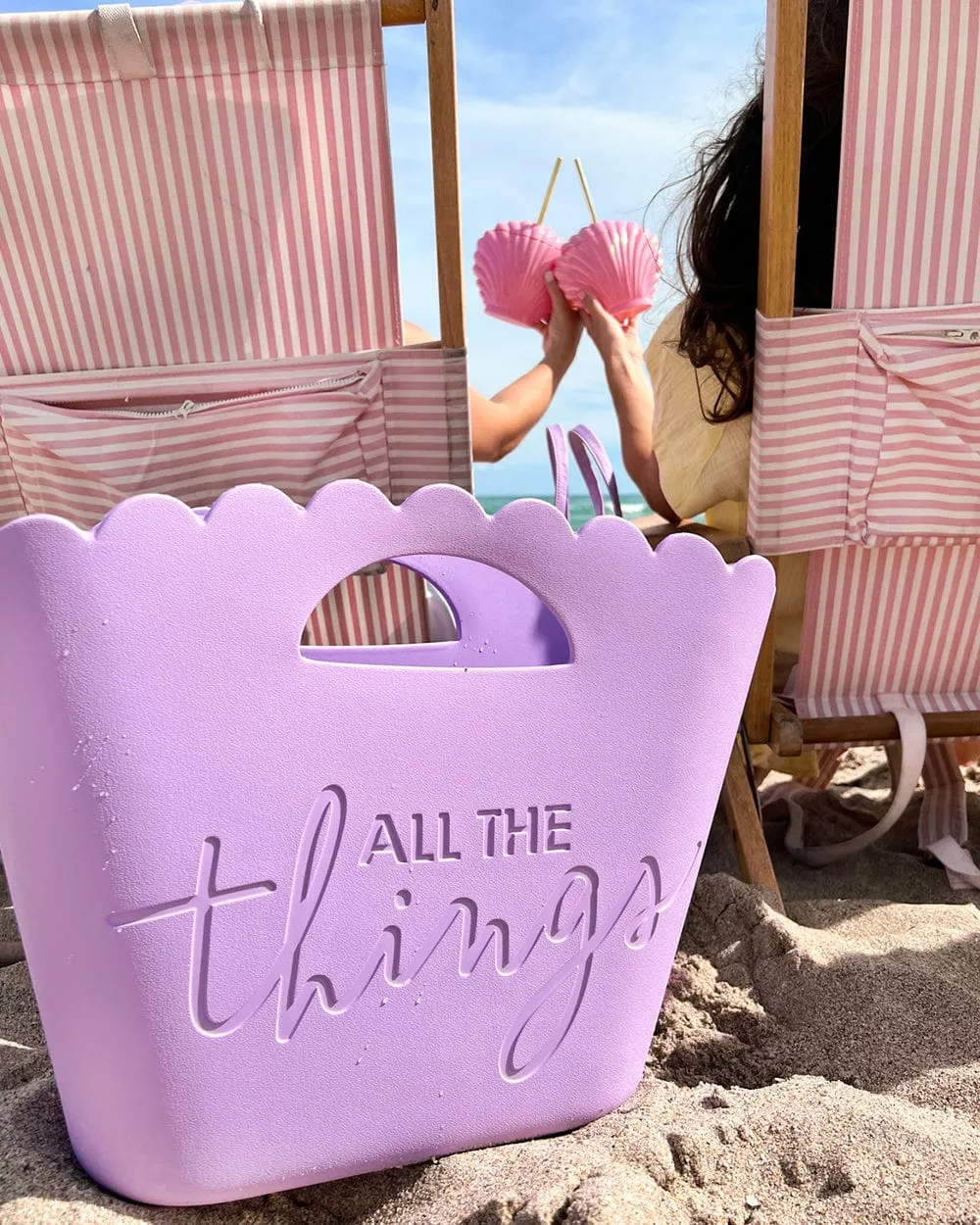 All The Things Lavender Jelly Tote