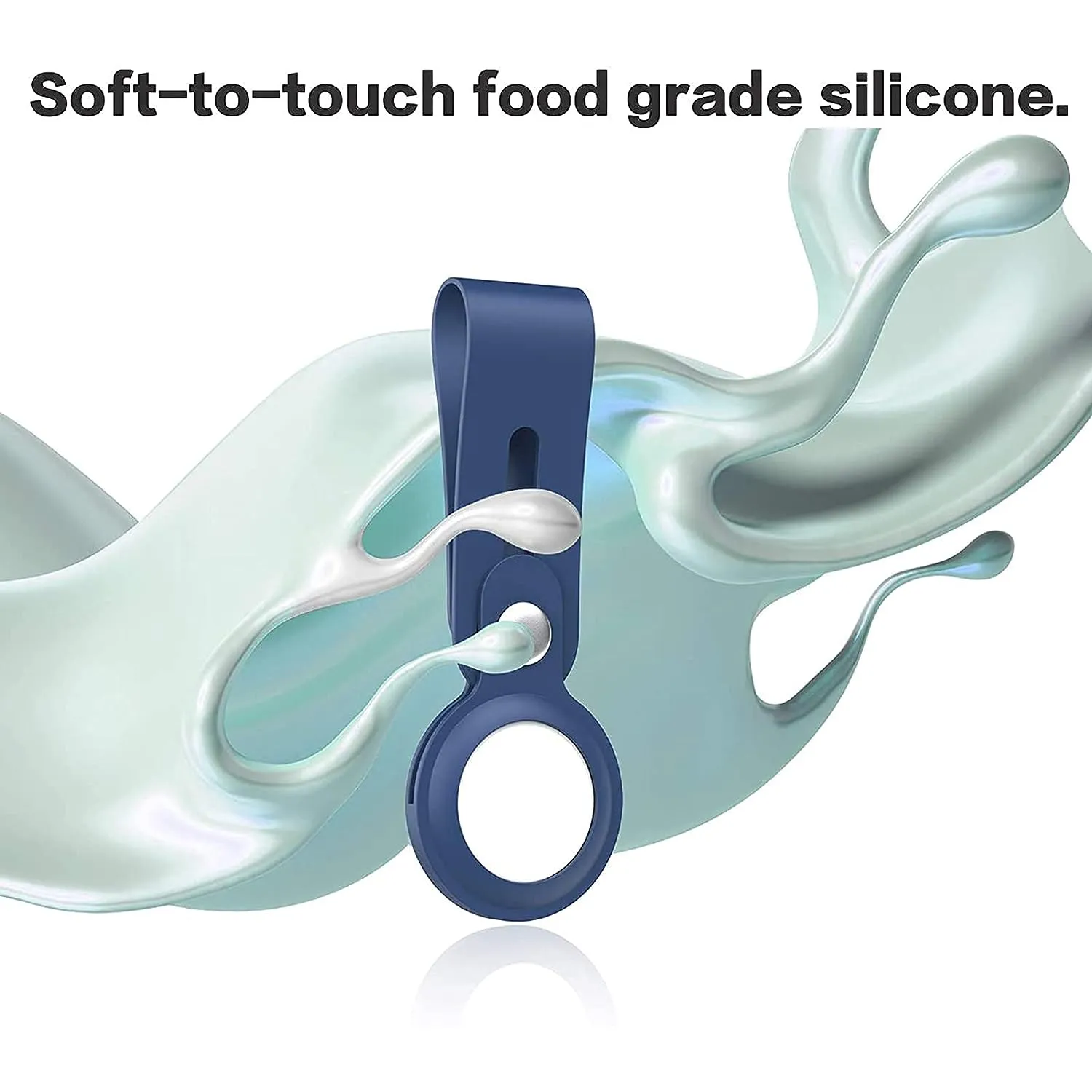 Apple Airtags-(2021) Loop Case (FOSO) | Silicone - Blue