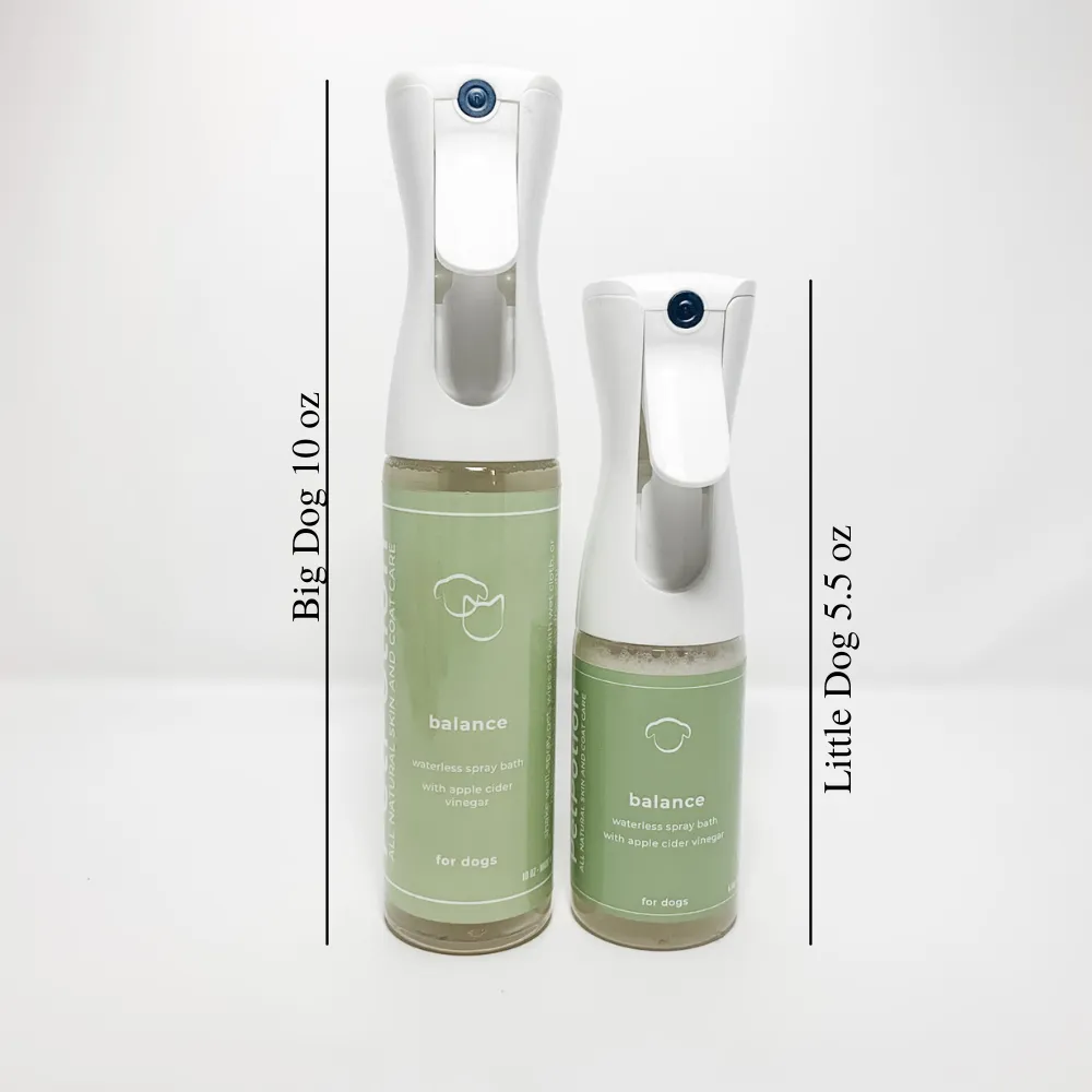Balance , Organic, No Rinse ,Waterless, Misting  Spray shampoo
