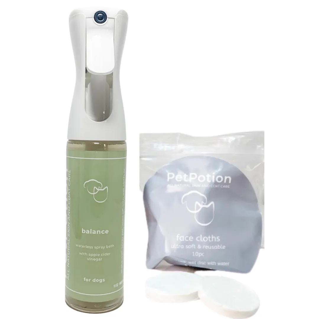 Balance , Organic, No Rinse ,Waterless, Misting  Spray shampoo