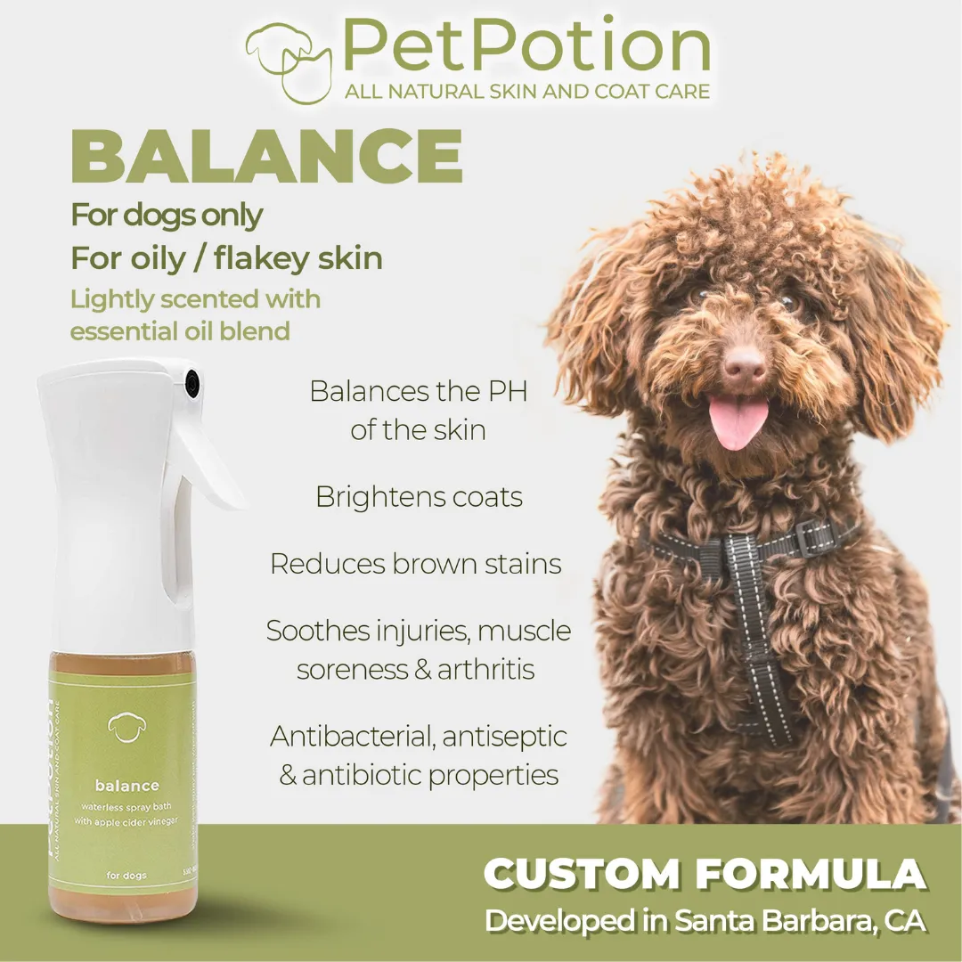 Balance , Organic, No Rinse ,Waterless, Misting  Spray shampoo