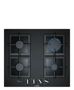 Bosch Gas Hob 4 plate 60cm series 6 PPP6A6B20Z- Black