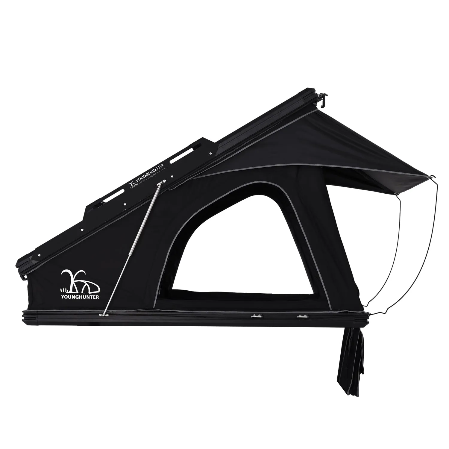 Camping 4x4 Aluminum X shaped frame Max high ridge Triangle Roof Top Tent