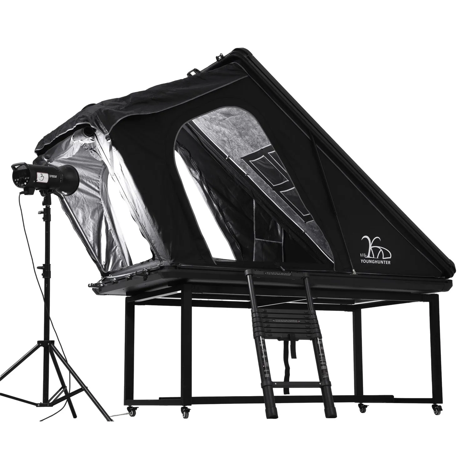 Camping SUV Rooftop Aluminum Hard Shell Car Roof Tent