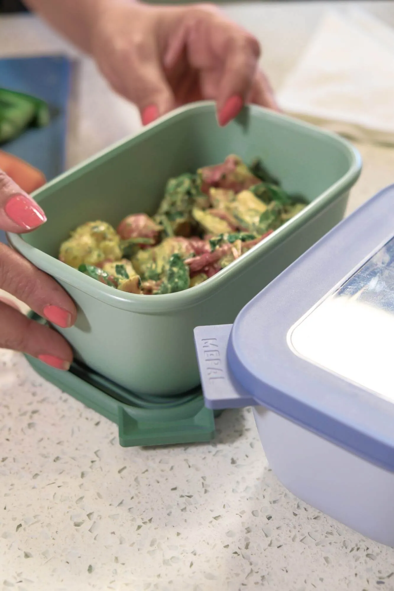 Cirqula 500mL Freezer Container Nordic Sage