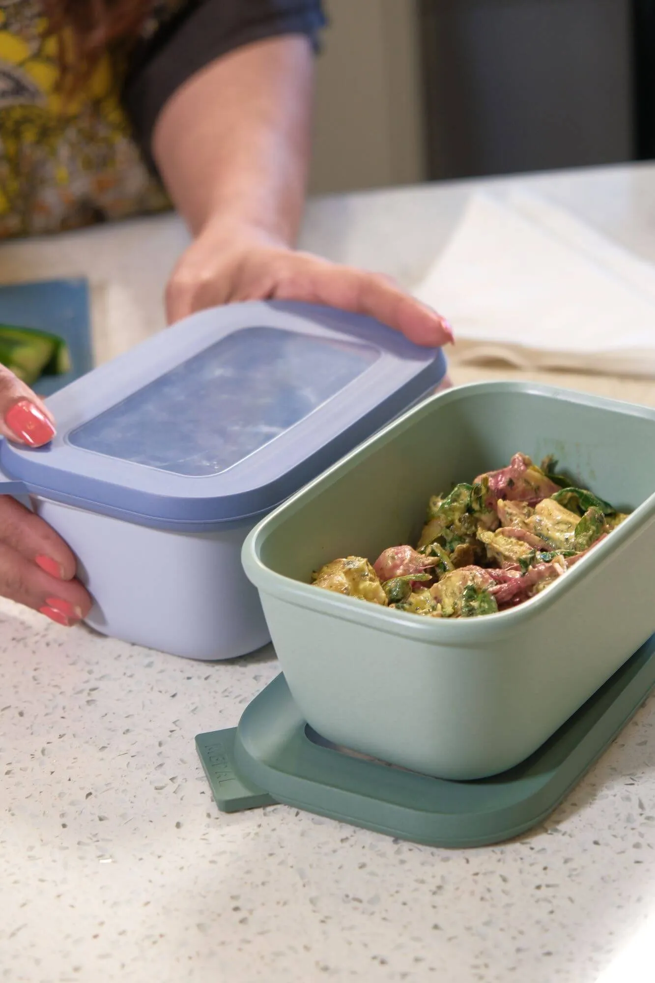 Cirqula 500mL Freezer Container Nordic Sage