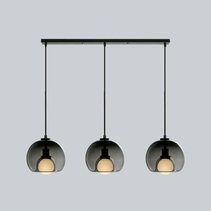Dag - Modern Style Spherical Glass Pendant Lamp