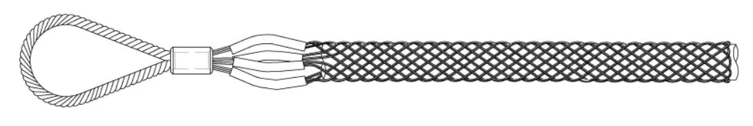 Double Weave Flex Single Eye Cable Grips