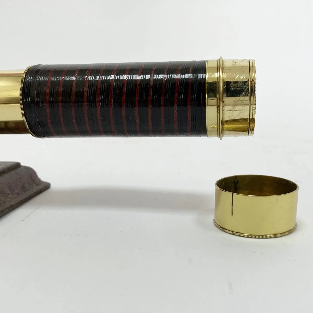 Early Victorian Cased Miniature Baleen Telescope by WE & F Newton of Fleet Street