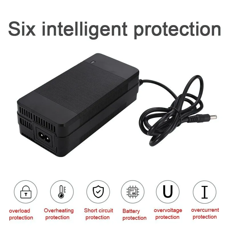 Electric Scooter Charger for 36v Lithium Battery - 42v 4a Fan Type