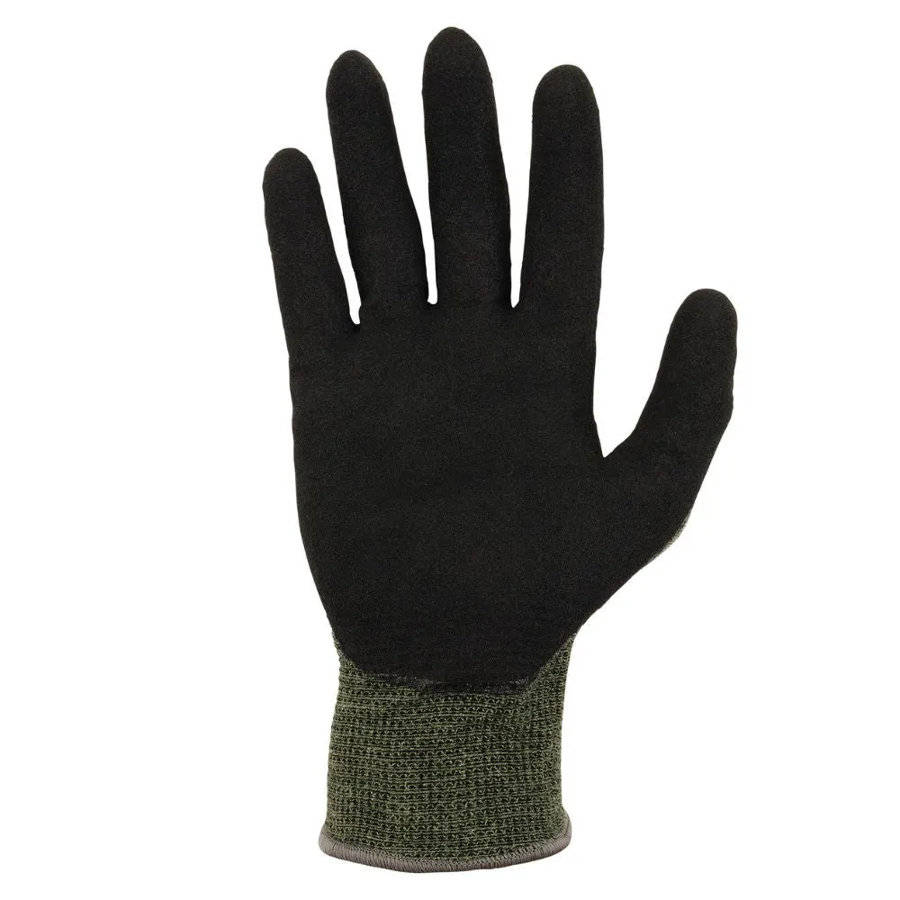 Ergodyne 10346 #7042 1-pair 2XL Green ANSI A4 Nitrile Coated CR Gloves