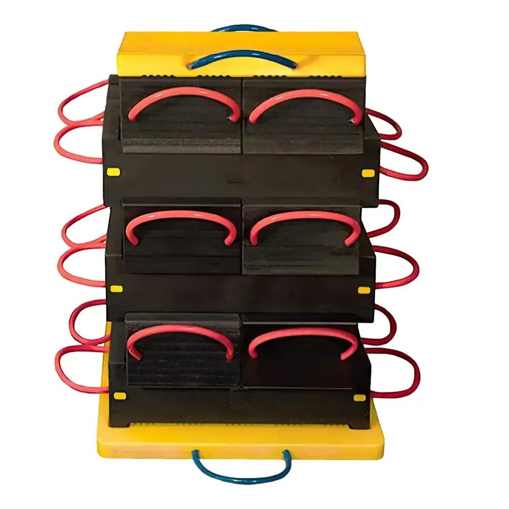Esco 12 Blocks Cribbing System w/ Stability Plates, 32.5" Max Height - 12531