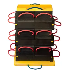 Esco 12 Blocks Cribbing System w/ Stability Plates, 32.5" Max Height - 12531