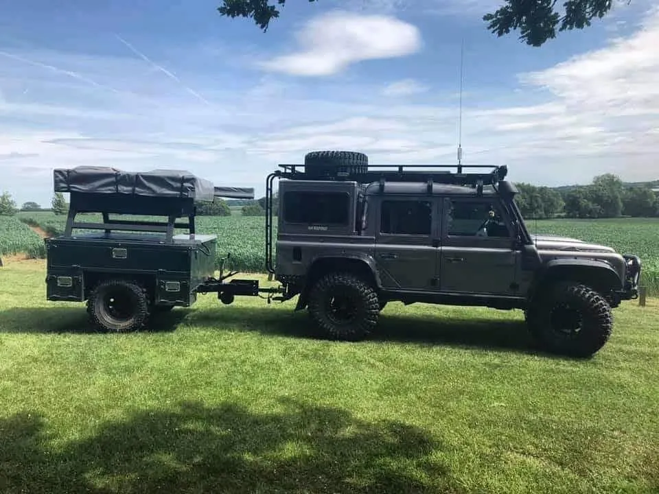 Extended Twin Ladder Ventura Deluxe 1.8 Roof Top Tent (IN STOCK)