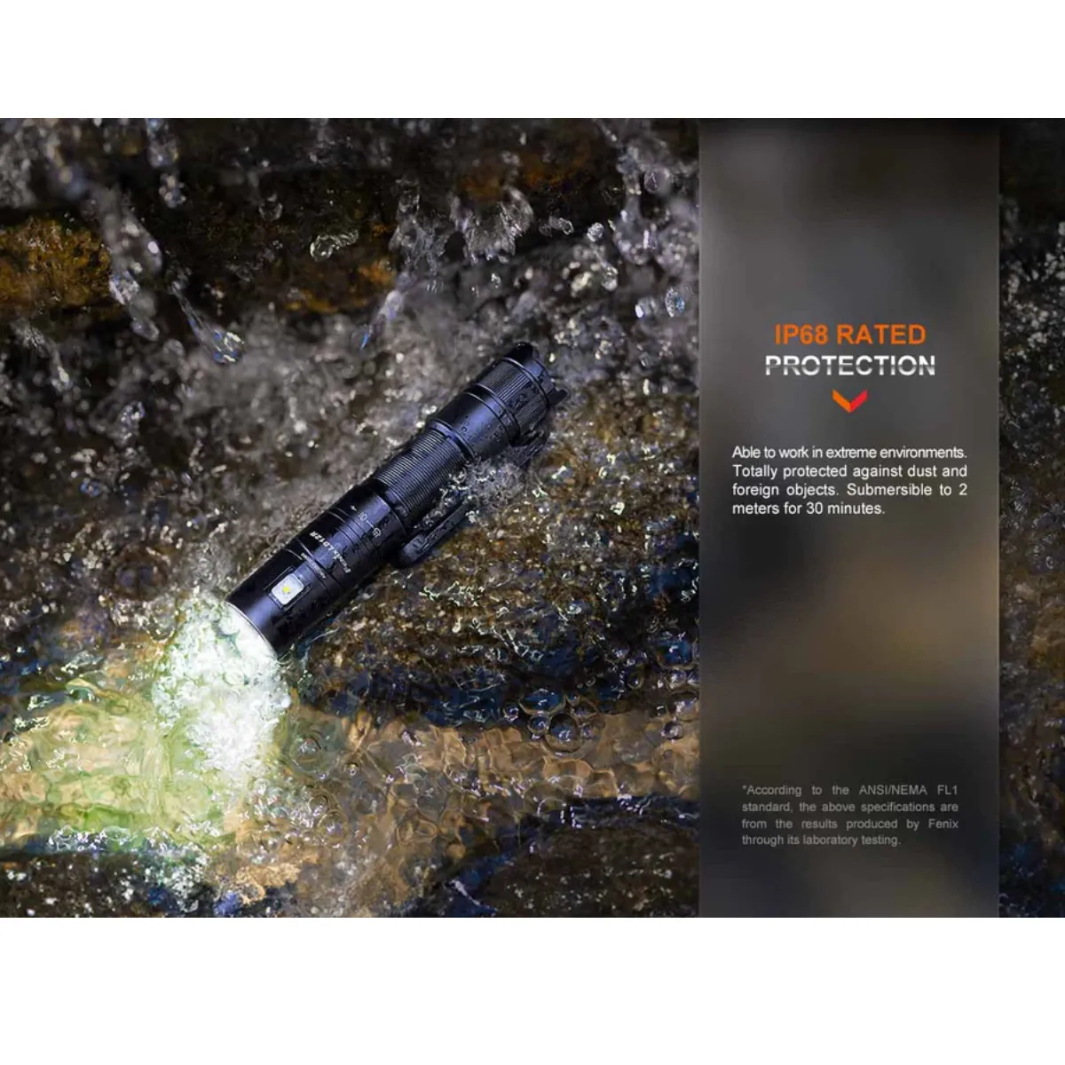 FENIX LD12R 600 LUMEN RECHARGEABLE EDC FLASHLIGHT