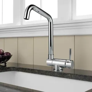 Homelody Front Window Kitchen Faucet Single Lever Swivel Spout Rotatable
