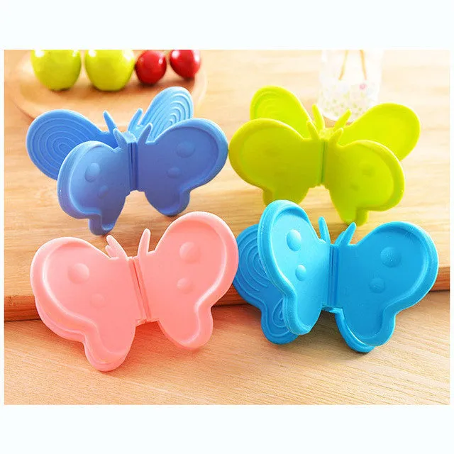 Kitchen Cooking Oven Glove Heat Resistant Silicone Cake Bakeware Gloves Short Finger Hand Clip Oven Mitts P Anti-Slip Pot Holder