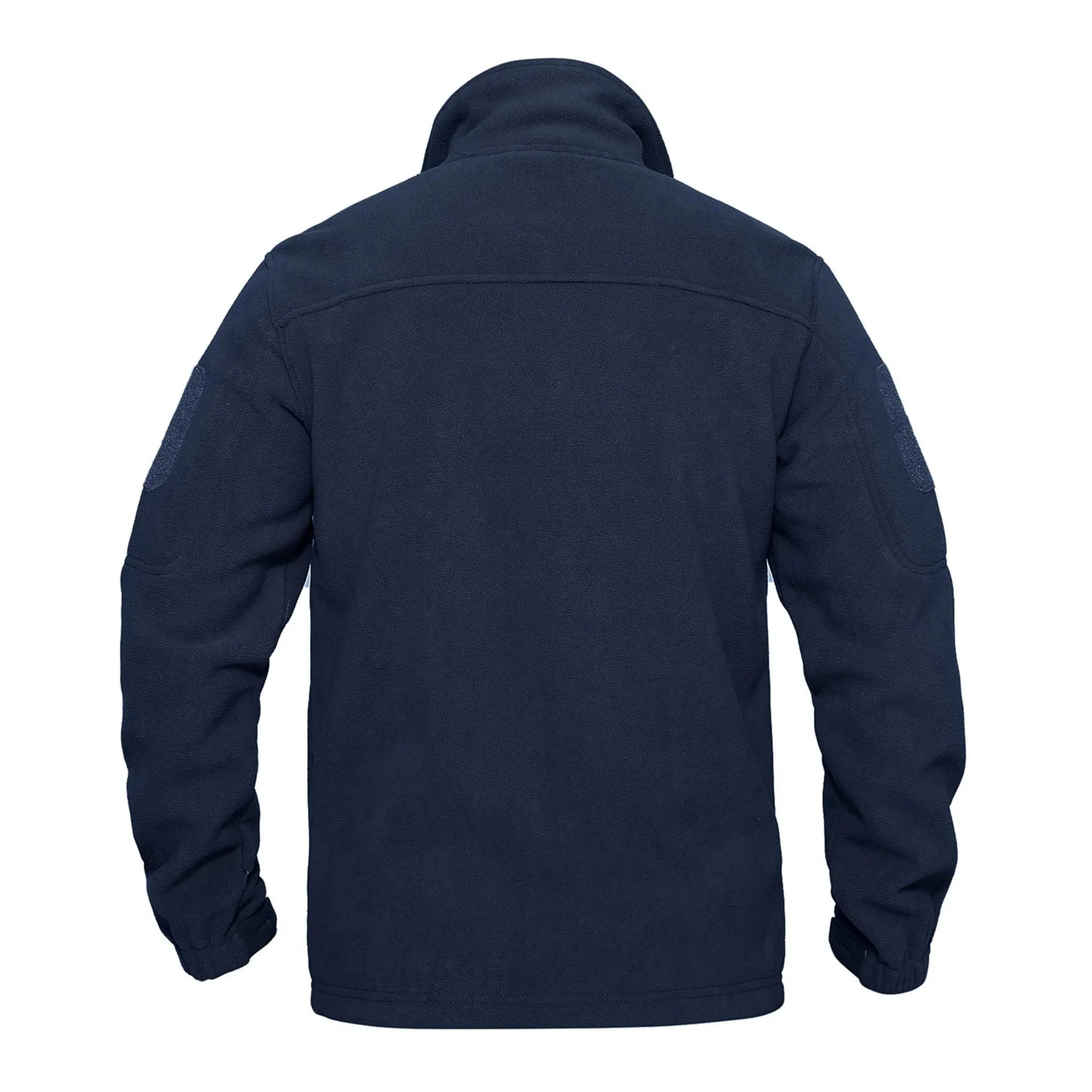 MAGCOMSEN Men's Fleece Jackets Fall Winter Cold Weather Thermal Safari Jackets Windproof Full Zip Jackets Field Work Outwear