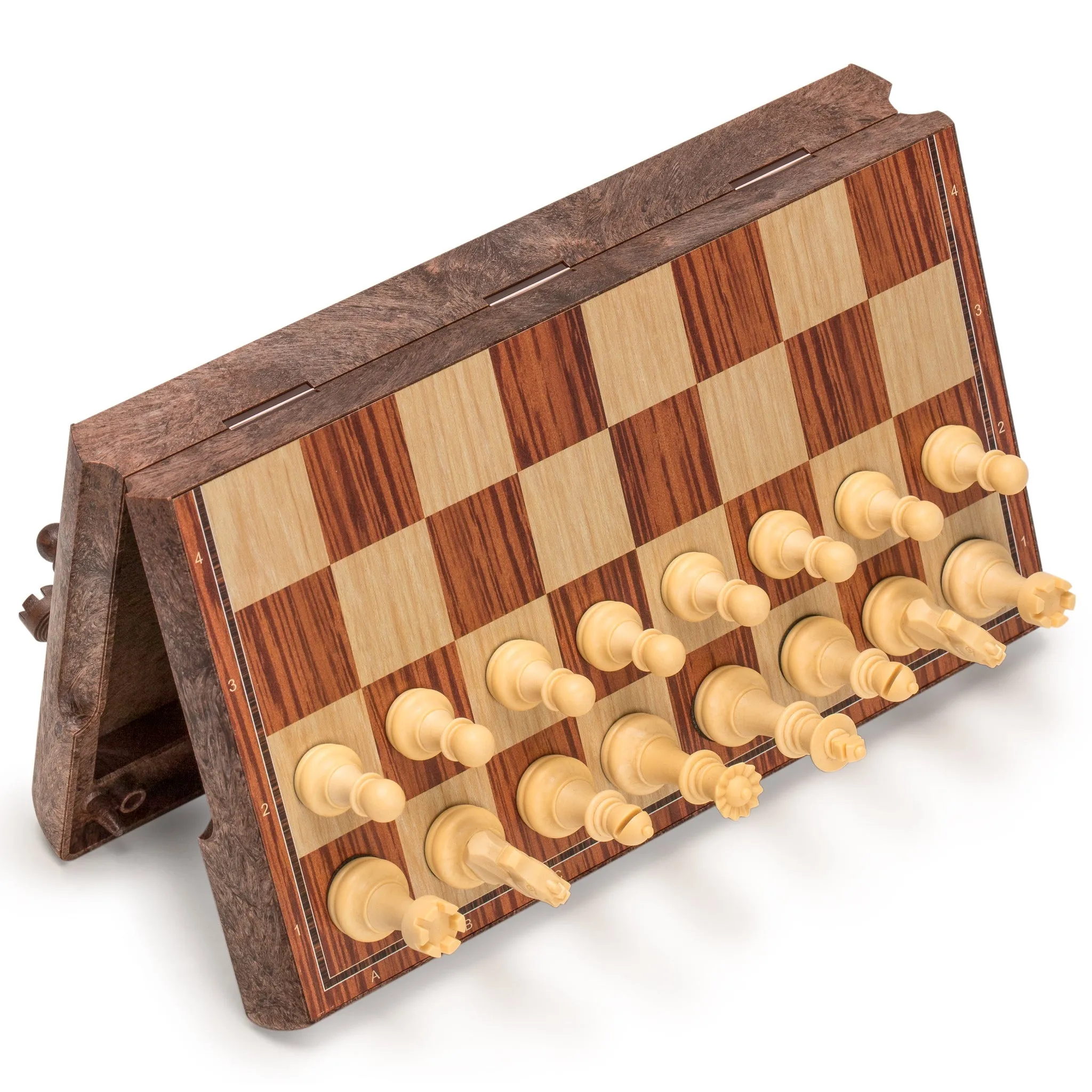 Magnetic Portable Chess Set (10.6 Inches) - Folding, Travel Board Game