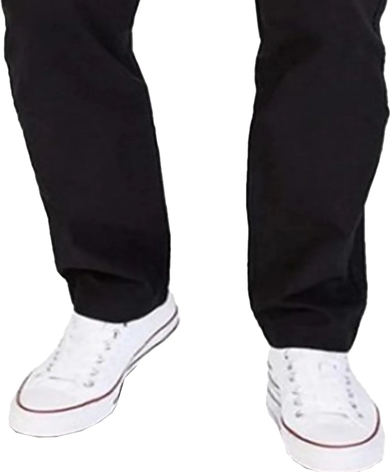 Men's Cotton Linen Drawstring Hiking Pants Elastic Waist Casual Summer Trousers Lightweight Solid Basic Long Pants