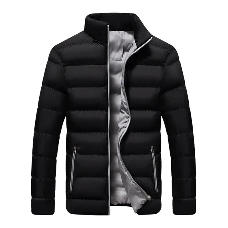 Men's Thermal Down Jacket – Winter Casual Windbreaker