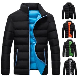Men's Thermal Down Jacket – Winter Casual Windbreaker