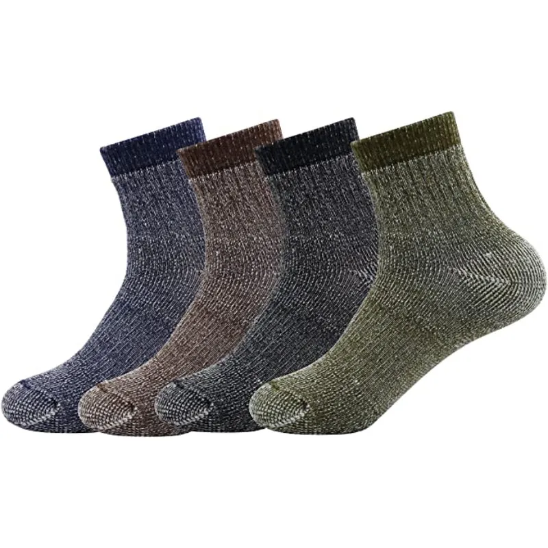 Men's Wool Hiking Thermal Socks Pack Of 4