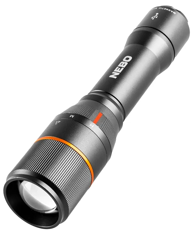 Nebo DAVINCI NEB-FLT-0019 Handheld Flashlight, 2000 mAh, Lithium-Ion Battery, LED Lamp, 1500 Lumens, 2 hr Run Time :CD: QUANTITY: 1
