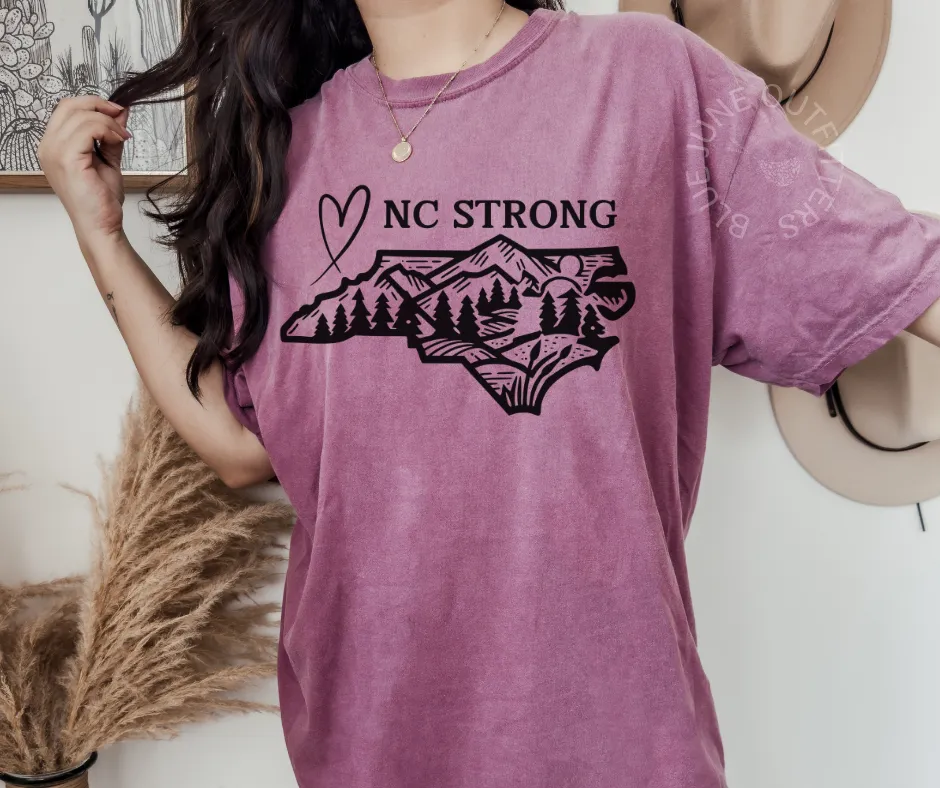NORTH CAROLINA STRONG | COMFORT COLORS FUNDRAISER TEE