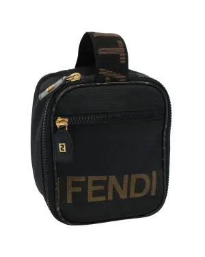 Nylon Black Brown Pouch - Authentic