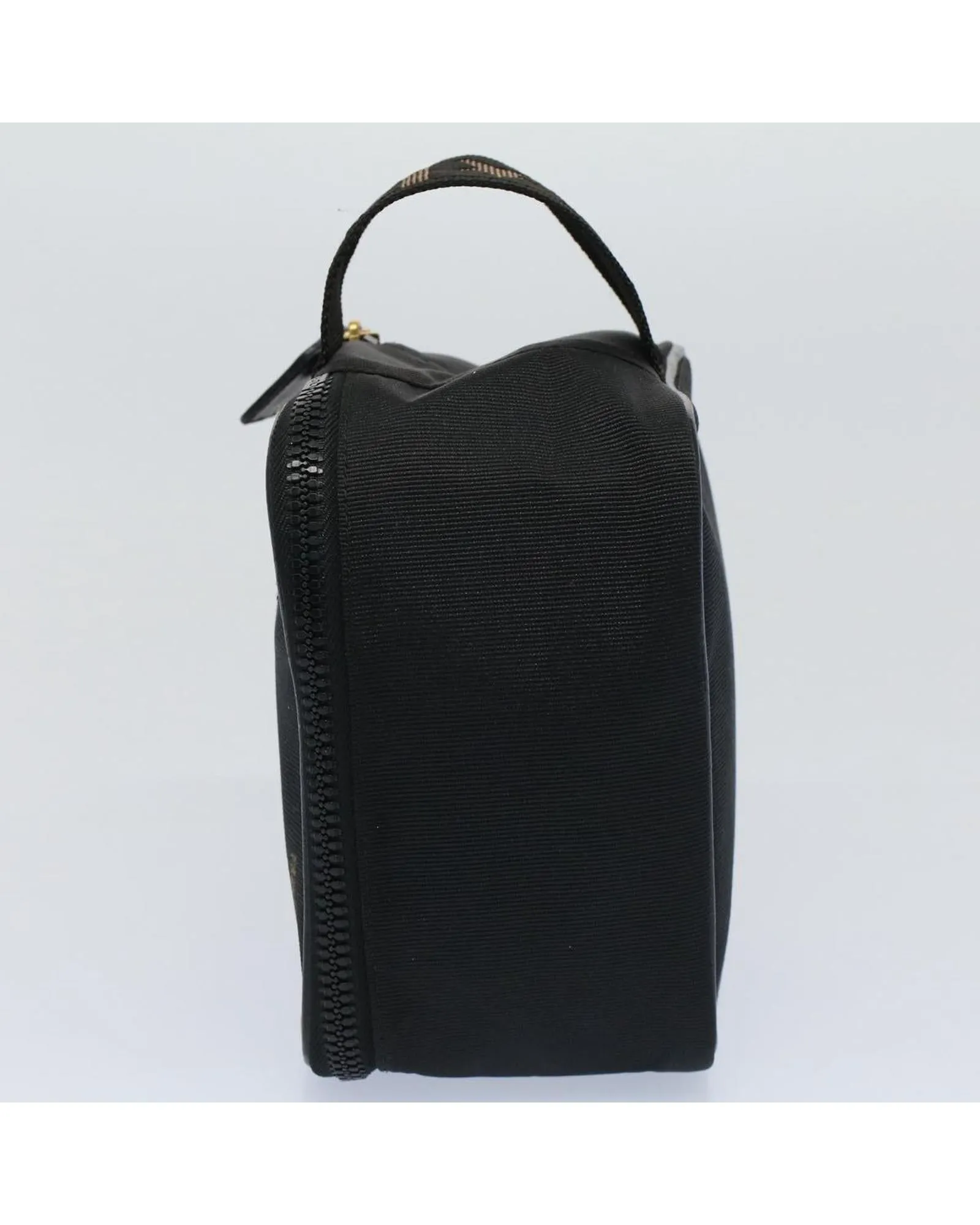 Nylon Black Brown Pouch - Authentic