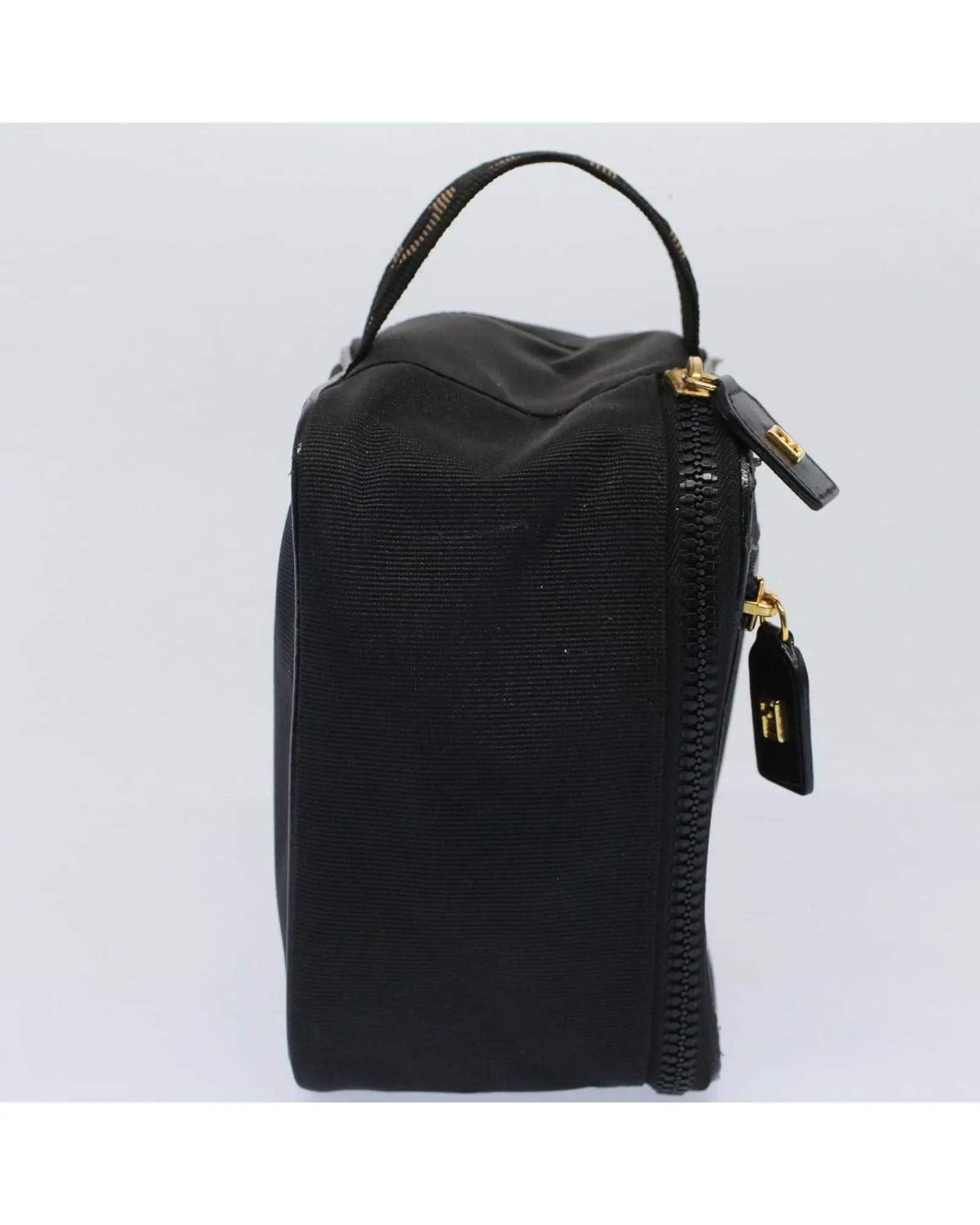 Nylon Black Brown Pouch - Authentic