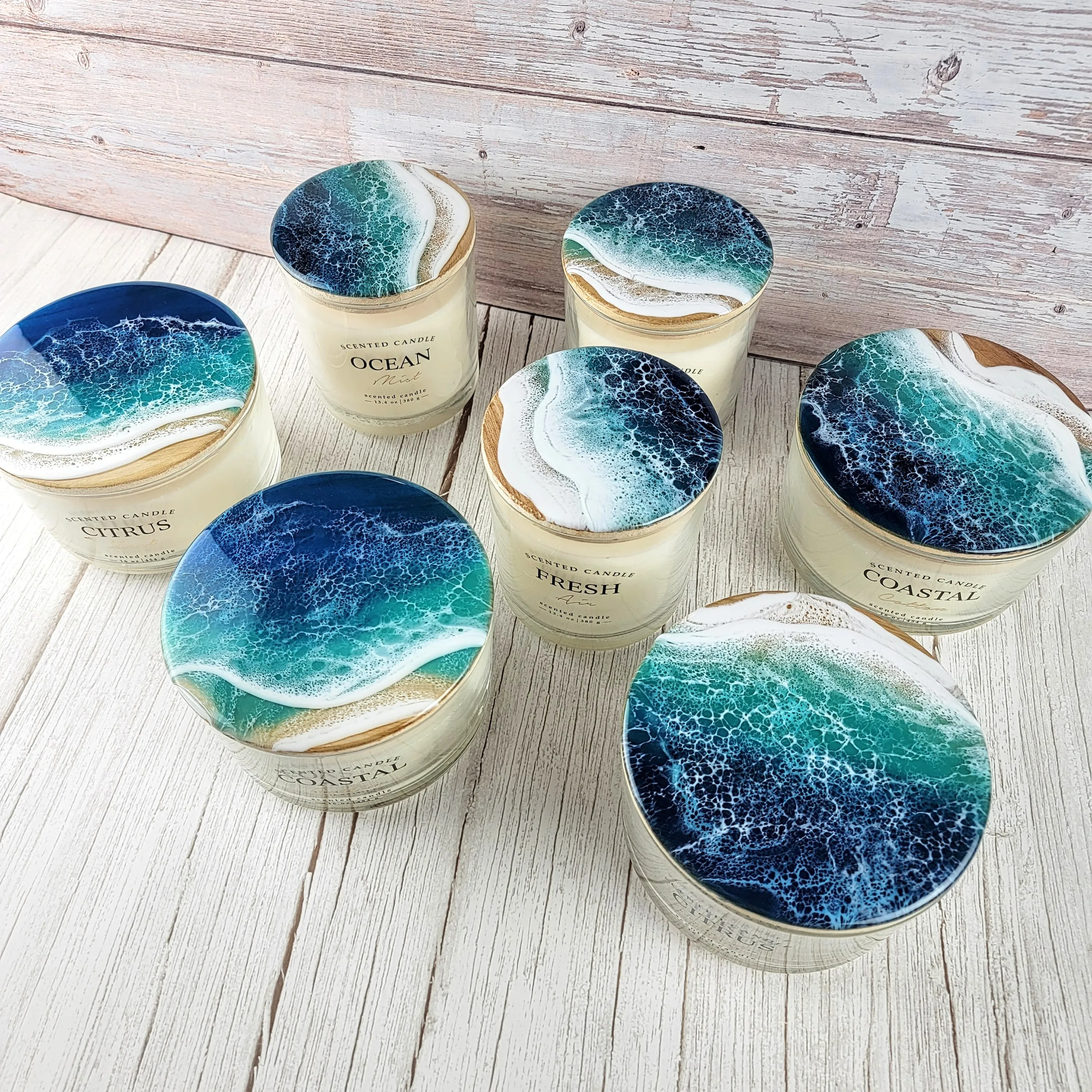 Ocean Wave Candles