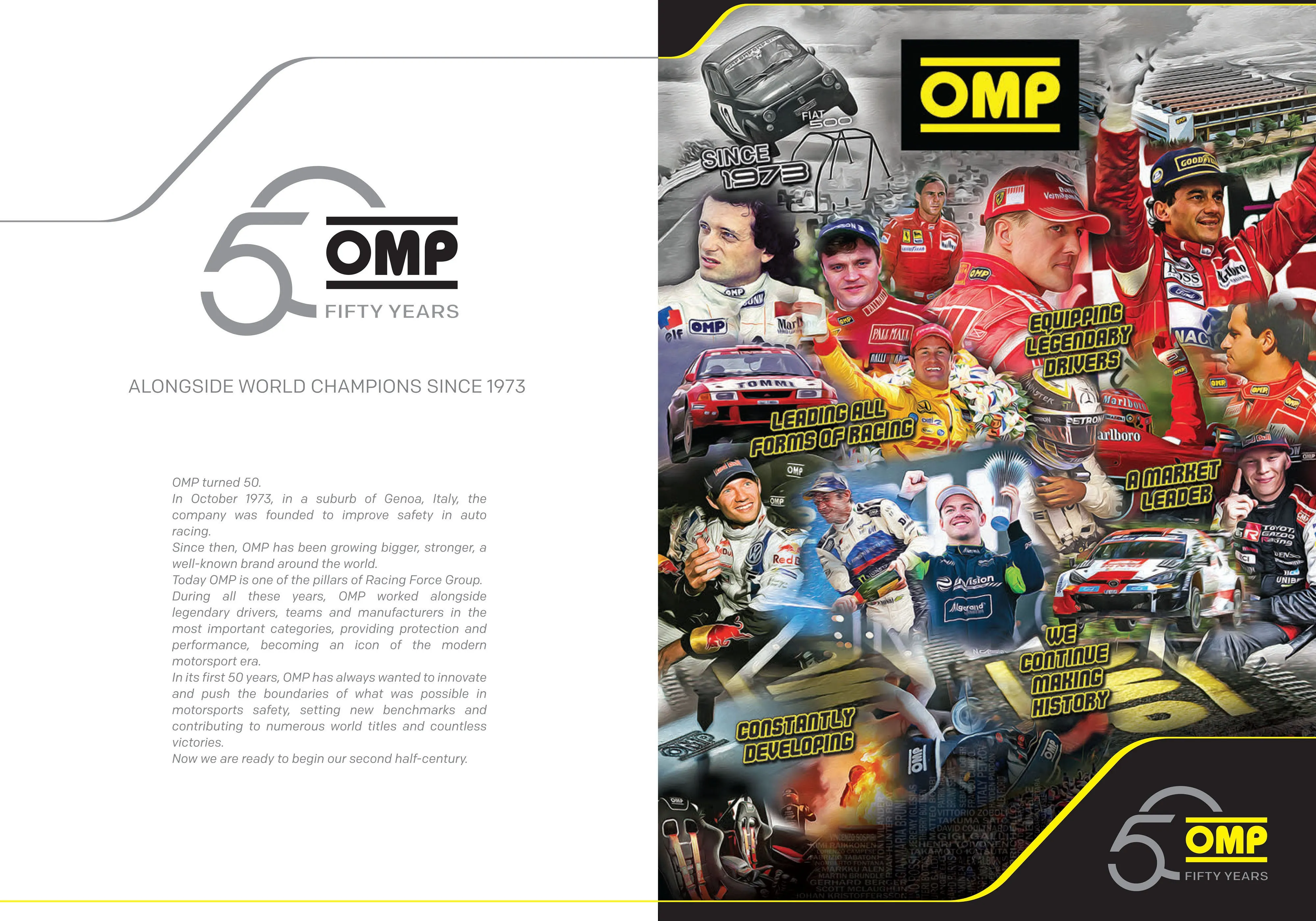 OMP OS10 Sport Feuerfester Overall Rennanzug Mechaniker Boxencrew SFI Homologiert