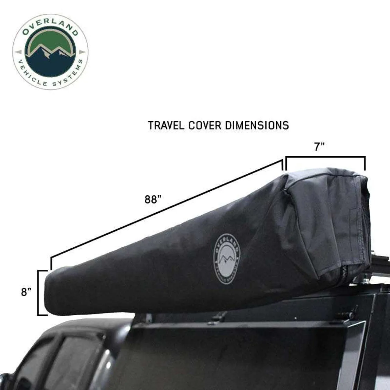 Overland Vehicle Systems XD Nomadic Black Out 270 Degree Awning w/ Lights
