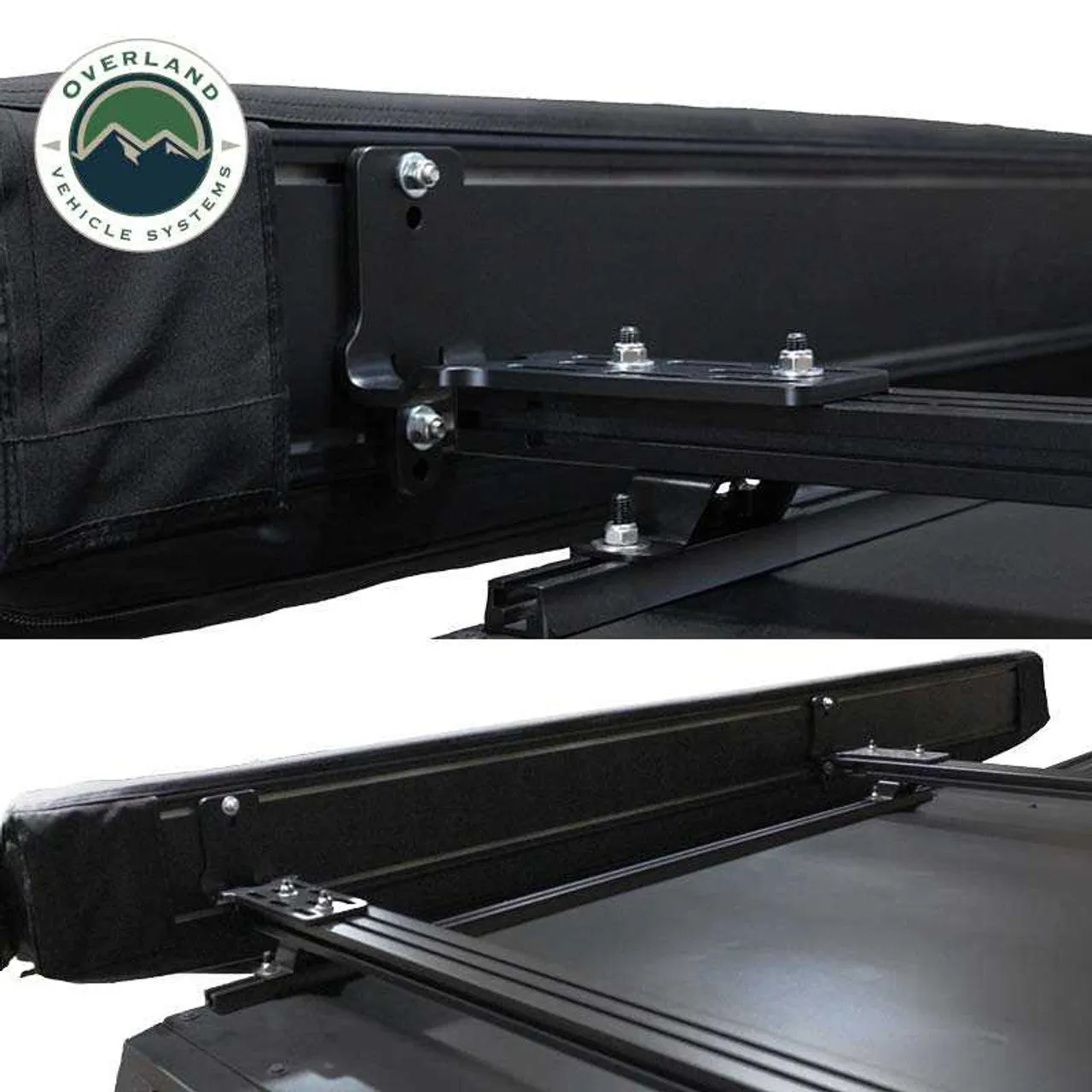 Overland Vehicle Systems XD Nomadic Black Out 270 Degree Awning w/ Lights