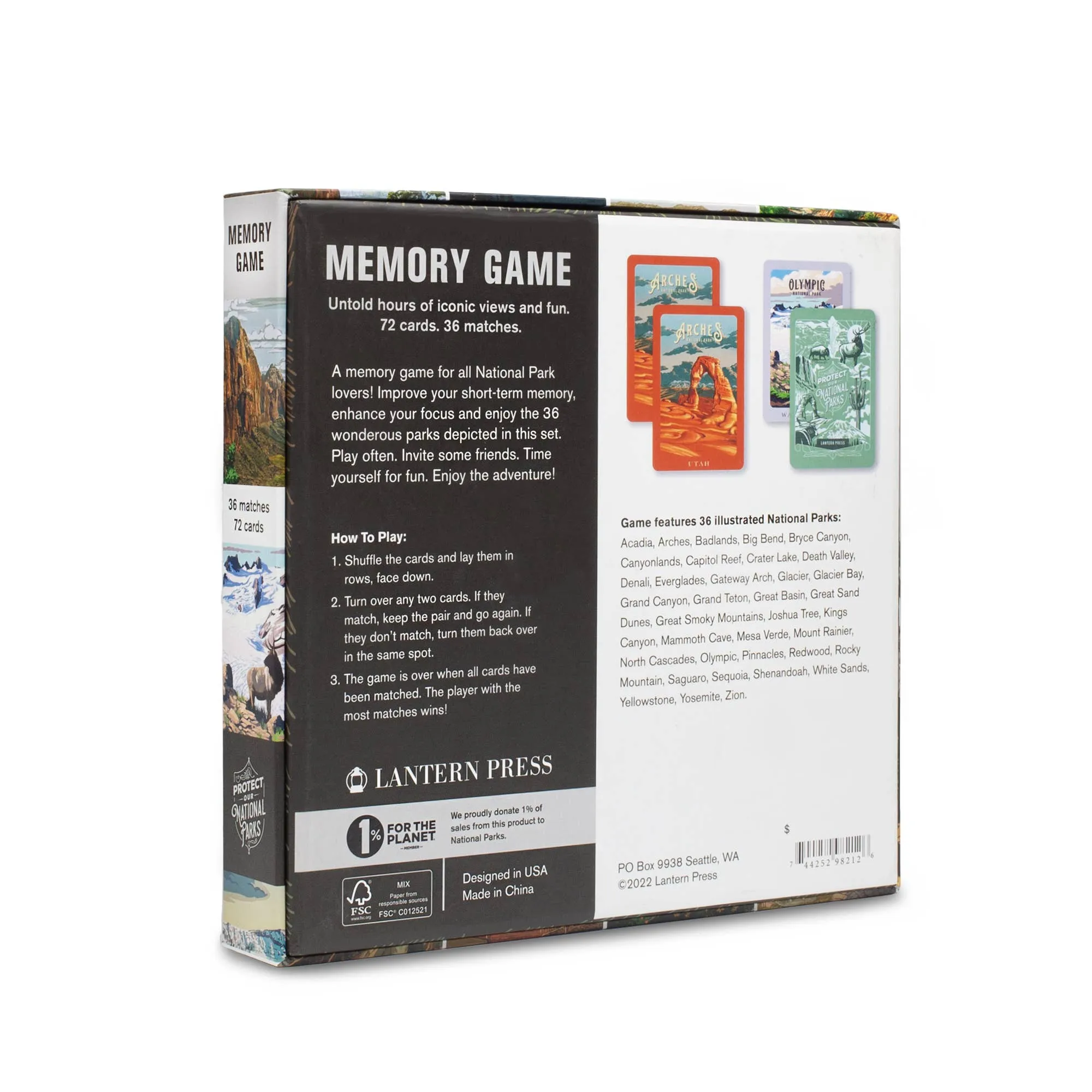 Protect Our National Parks - Memory Game