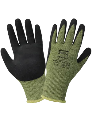 Samurai Glove® Cut, Abrasion, Puncture, and Flame-Resistant Arc-Flash Gloves with a Mach Finish Neoprene Bi-Polymer Coating - CR509